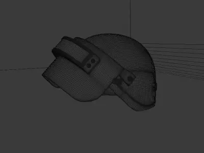 Old Specnaz - PUBG level 3 Helmet 3D model