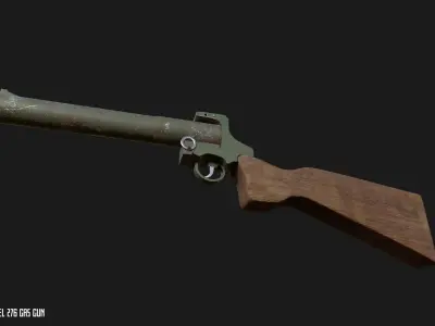 Smith Wesson Model 276 Gas Gun 3D model