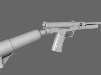 Paintball Gun Free 3D model