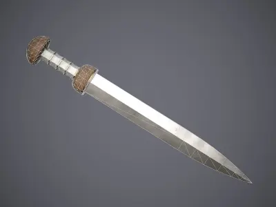Gladius sword Low-poly 3D model order
