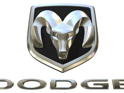 dodge logo 3D model