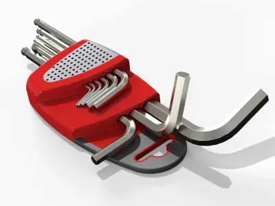 Allen Key Wrench 3D model