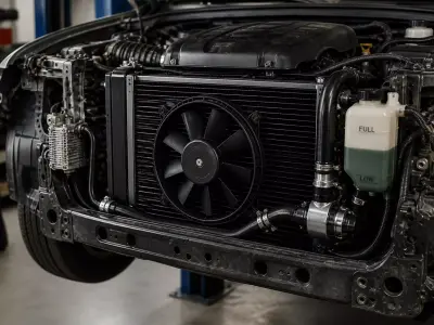 Automotive Cooling Radiator System Model 3D model