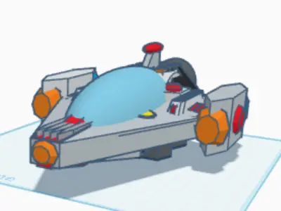 fight and fight BOMBER 3D model