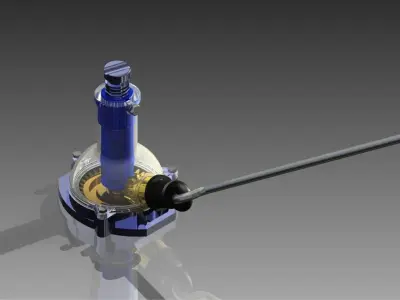 screw jack Free 3D model by hendri