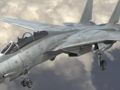 Grumman F-14 Tomcat 3D model by atp-studio