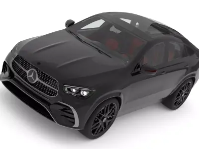 Mercedes GLE53 Coupe with Interior 3D model