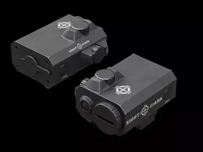 Sightmark LoPro Mini Green Laser Sight Low-poly 3D model