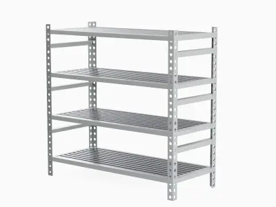 Metal Shelf Set B 3D model