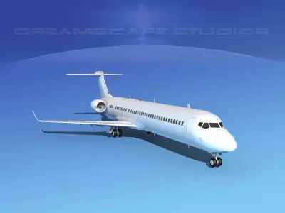 Comac ARJ21-900 Unmarked 2  3D model