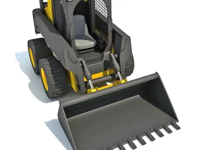 Skid Steer Loader 3D model buy
