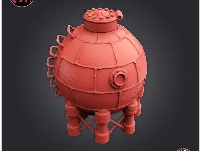 Sphere Storage Tank 3D print model