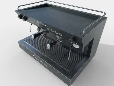 Coffee Machine Low-poly 3D model buy