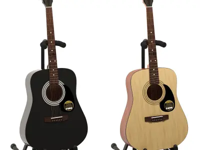 Acoustic Guitar Cort AD810 OP 3D model