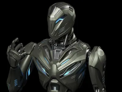 ROBOT ALIEN MECH - RIGGED - ADVANCED EDITION 3D model purchase