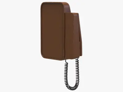 Retro Videophone Wall-Mounted 3D model