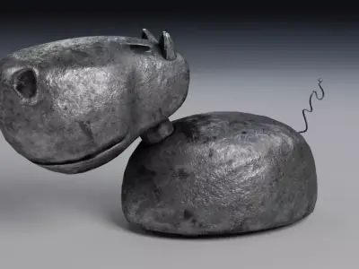 Dog Toy from Metal Free 3D model