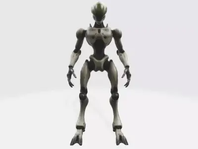 Alien robot 3D model order