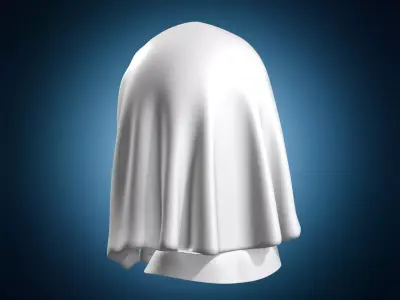 Hooded Medusa Bust Miniature Statue 3D print model