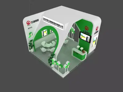 Exhibition - Area -6X6-3DMAX2010-020 3D model