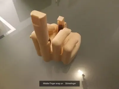 Middle finger collection  Stinkefinger Sammlung 3D Model Pack