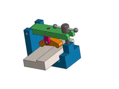 Vice - Dispositif de blocage par palonnier 3D model