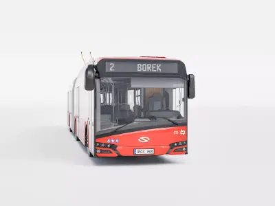 Skoda 27 Tr Solaris trolley bus 3D model