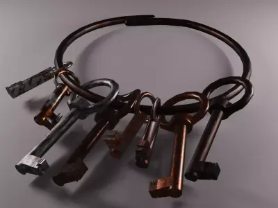 key bunch 3D model