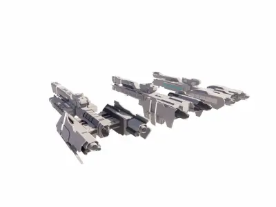 Spaceship-spacecraft-10 3D model