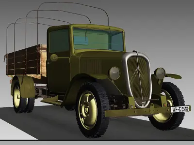 Citroen 23R Cargo Truck 3D model