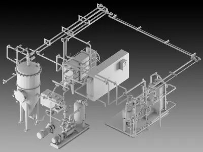 5 Factory Props- High detail 3d models- Vol 07 Low-poly 3D model