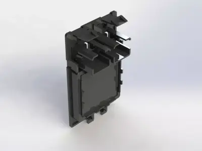 Placa de Inserto Weidmuller IE FC IP PWB 2ST Front Insert Plate 3D model