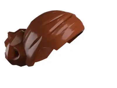Custom3Dprint Minifigure Accessory - Minifigure Hair S2 - 029 3D print model