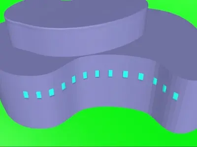 BUILDING with lights Free 3D model
