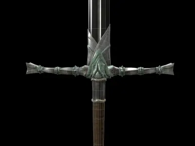 Sword Free low-poly 3D model 25