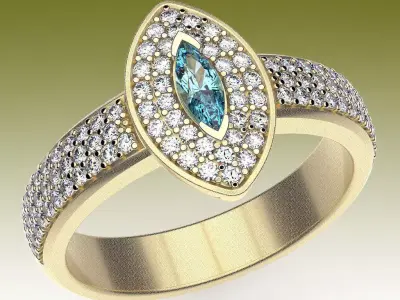 Ring Estrella 3D print model