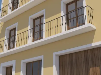 Mexican House 3D model shop