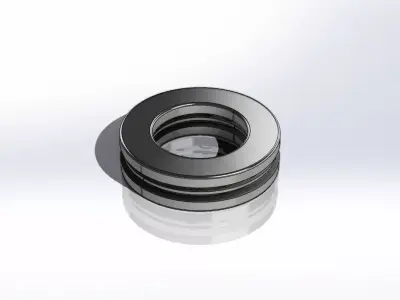 Rolamento Axial de Esferas 51105 SKF Thrust Ball Bearing 3D model