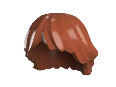 Custom3Dprint Minifigure Accessory - Minifigure Hair S2 - 104 3D print model