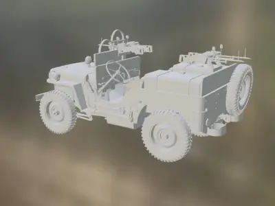 Jeep Willys SAS Europ 3D print model