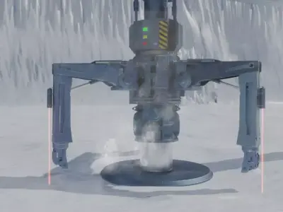 Drilling Machine 3D model get