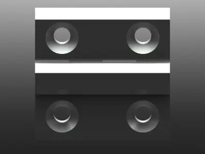 Zinc Hinge 3D model