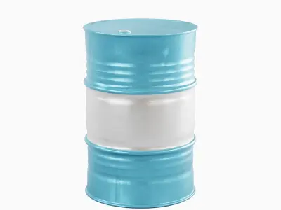 Steel Barrel Set  3D model