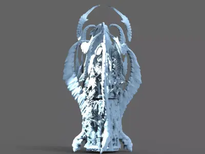 Dantes Bodies Demon Obelisk  3D model