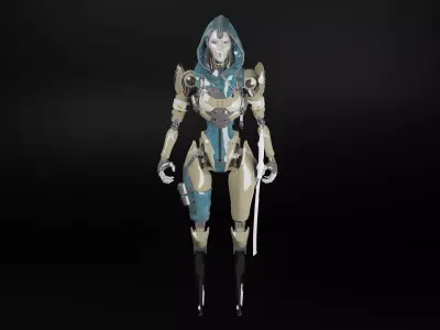 Apex Legends - Ash Model Rigged 3D model