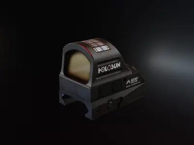 Holosun HS507C RedDot Low-poly 3D model