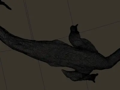 Skull Crawler 3D Model Rigged and Textured 3D model