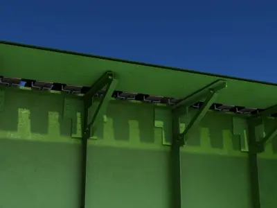 train and bridge 3D model