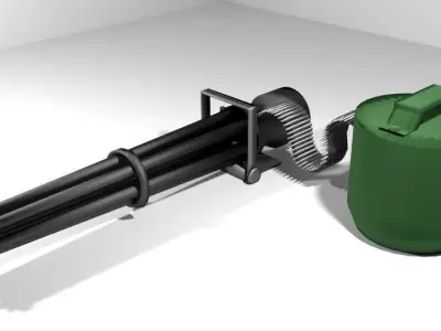 Gatling Gun Type 3 3D model
