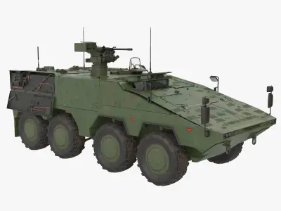 APC Boxer Green Clean and Dirt 3D model